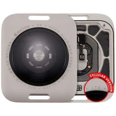 Back Cover Assembly For Watch Series SE 2nd (40MM) (Cellular Version) (Aluminum / Starlight)