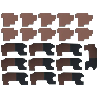 Motherboard Heat Shield For iPhone 17 Pro Max (2 Piece Set) (10 Pack)