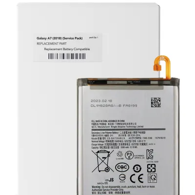 Акумулятор для Samsung Galaxy A10 (A105 / 2019) / A7 (A750 / 2018) / A8s (G887 / 2018) / A8 (A810 / 2016) (EB-BA750ABU) (Service Pack)