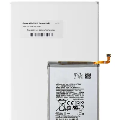 Акумулятор для Samsung Galaxy A20 (A205 / 2019) / A30 (A305 / 2019) / A30S (A307 / 2019) / A50 (A505 / 2019) / A50s (A507 / 2019) (EB-BA505ABU) (Service Pack)