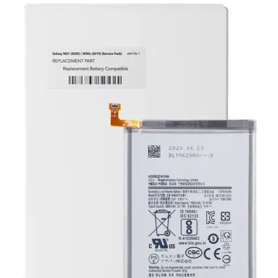Акумулятор для Samsung Galaxy M21 (M215F / 2020) / M30s (M307 / 2019) (EB-BM207ABY) (Service Pack)