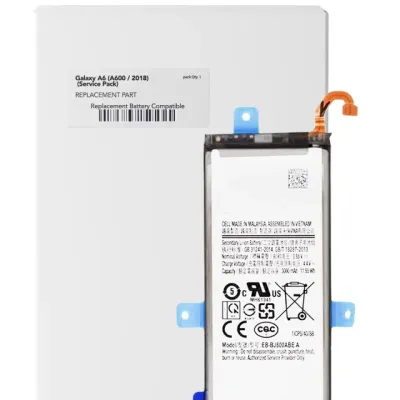 Акумулятор для Samsung Galaxy A6 (A600 / 2018) (EB-BJ800ABY) (Service Pack)