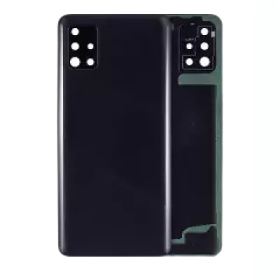 Задня кришка зі склом камери для Samsung Galaxy A51 4G (A515 / 2019) (Service Pack) (Prism Crush Black)