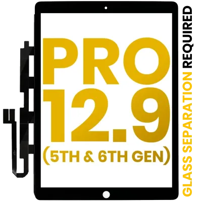 Тачскрін для iPad Pro 12.9" 5th Gen (2021) / 12.9" 6th Gen (2022) (OCA Pre-Installed & Glass Separation Required) (Premium) (всі кольори)