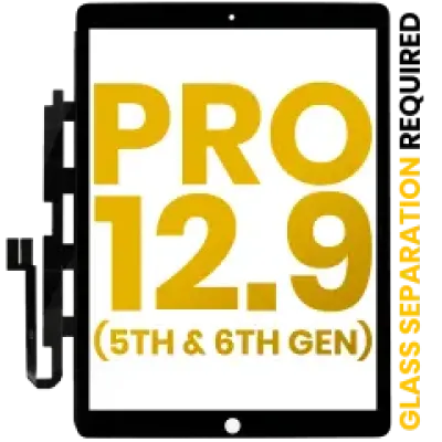 Тачскрін для iPad Pro 12.9" 5th Gen (2021) / 12.9" 6th Gen (2022) (OCA Pre-Installed & Glass Separation Required) (Premium) (всі кольори)
