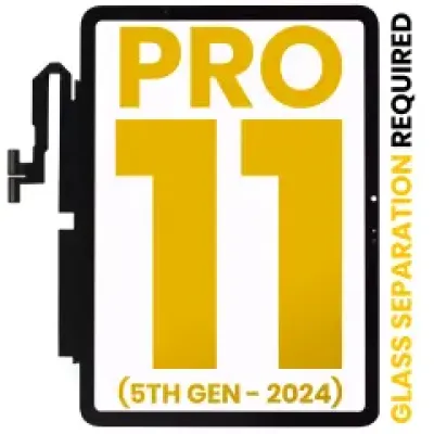 Тачскрін для iPad Pro 11" 5th Gen (2024) (OCA Pre-Installed & Glass Separation Required) (Premium) (всі кольори)