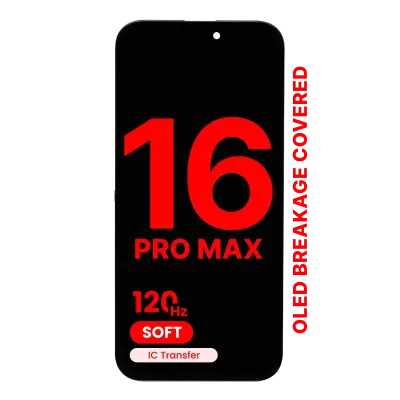 OLED Assembly For iPhone 16 Pro Max (Aftermarket Pro: XO7 Soft) (120HZ)