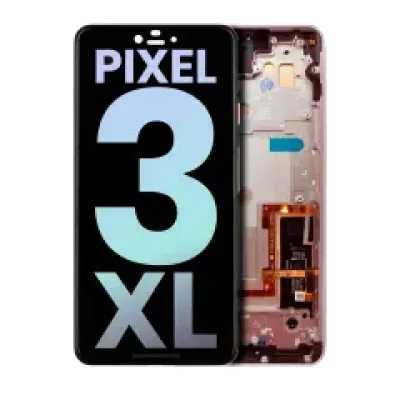 Дисплейний модуль (OLED) з рамкою для Google Pixel 3 XL (Genuine OEM) (не рожевий)