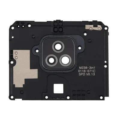 Скло камери з кріпленням для Motorola Moto G Play (XT2093 / 2021) (Genuine OEM) (Flash Gray)