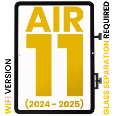 Тачскрін для iPad Air 11" (2024 / 2025 / 2026) (OCA Pre-Installed & Glass Separation Required) (Premium) (WiFi Only) (чорний)