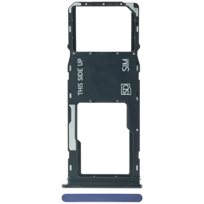 Лоток SIM (одна карта) для Motorola Moto G15 (XT2521 / 2025) (Genuine OEM) (Sea Blue)