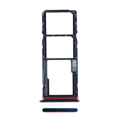 Лоток SIM (дві карти) для Motorola Moto G15 (XT2521 / 2025) (Genuine OEM) (Sea Blue)