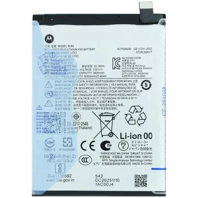 Акумулятор для Motorola Moto G15 Power (XT2521-5 / 2025) (RL60) (Genuine OEM)