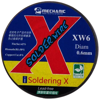 Mechanic iSoldering XW Low-Temperature Welding Wire (138°C) For iPhone X / XS / XR / XS Max