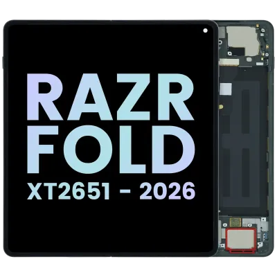 Дисплейний модуль OLED для Motorola Razr Fold (XT2651 / 2026) (Genuine OEM) (Blackened Blue)