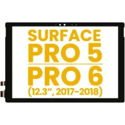 Тачскрін із шлейфом для Microsoft Surface Pro 5 / Pro 6 (1796) (Glass Separation Required)