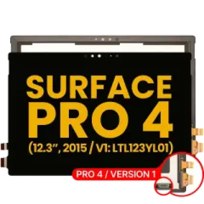 Дисплейний модуль з тачскріном для Microsoft Surface Pro 4 (Version 1) (1724 / Samsung LCD Version: V1.0 / LTL123YL01) (Refurbished)