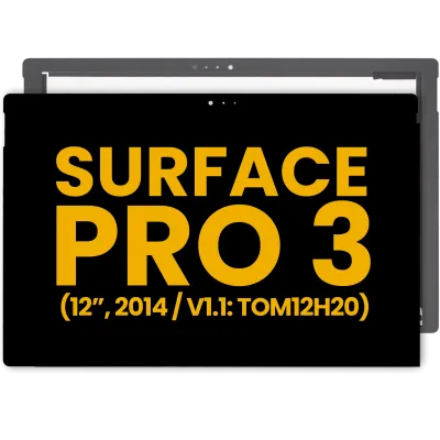 LCD Assembly With Digitizer For Microsoft Surface Pro 3 (1631 / TOM12H20 / Version V1.1) (Refurbished)
