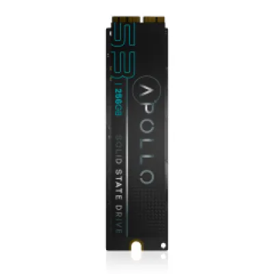 Apollo S3 SSD для Mac 256GB (NVMe PCIe Gen3x4) для MacBook Air 11" & 13" A1465 A1466 (Mid 2013-2017) / Pro Retina A1398 A1502 (Late 2013-Mid 2015) / iMac A1418 A1419 (Late 2013-Mid 2017) / Mac Mini A1347 (2014) / Mac Pro A1481 (2013)