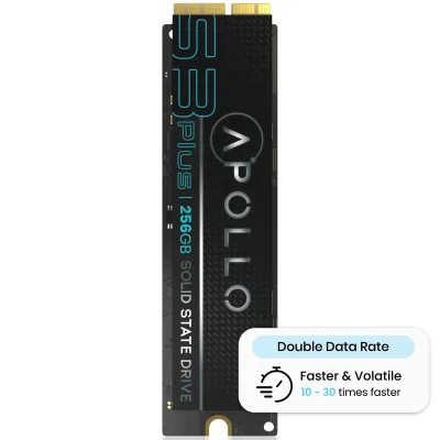 Apollo High Performance SSD S3 Plus PCIe 256GB (With DDR)