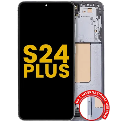 OLED Assembly With Frame For Samsung Galaxy S24 Plus 5G (US & International Version) (Refurbished) (Sapphire Blue)