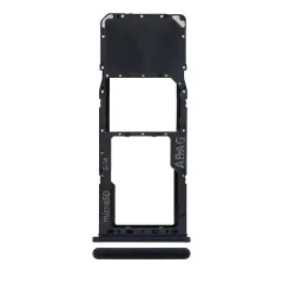 Лоток SIM однодіапазонний для Samsung Galaxy A21S (A217 / 2020) (чорний)