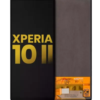 Дисплейний модуль (OLED) для Sony Xperia 10 II (Refurbished) без рамки, чорний