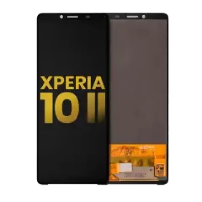 Дисплейний модуль (OLED) для Sony Xperia 10 II (Refurbished) без рамки, чорний