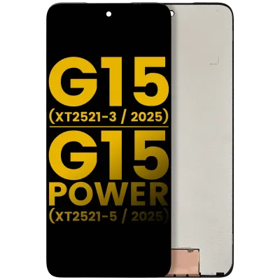 Дисплейний модуль (LCD) без рамки для Motorola Moto G15 (XT2521-3 / 2025) / G15 Power (XT2521-5 / 2025) (Refurbished) (усі кольори)