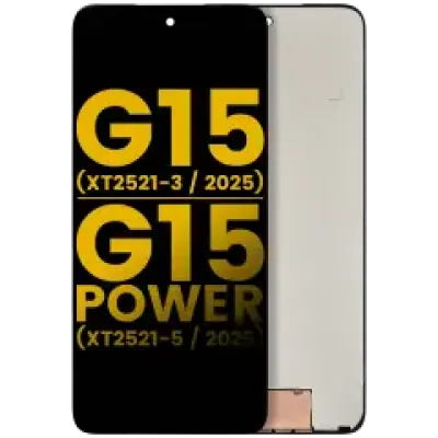 Дисплейний модуль (LCD) без рамки для Motorola Moto G15 (XT2521-3 / 2025) / G15 Power (XT2521-5 / 2025) (Refurbished) (усі кольори)
