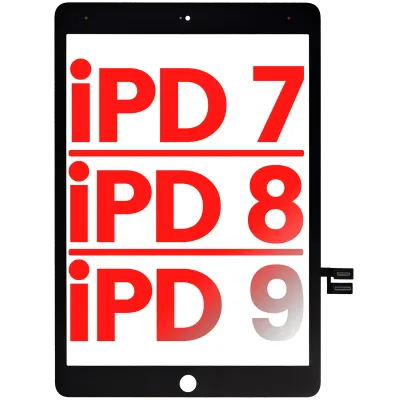 Тачскрін для iPad 7 (2019) / iPad 8 (2020) / iPad 9 (2021) (Aftermarket Plus) (чорний)