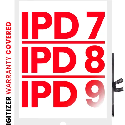 Тачскрін для iPad 7 (2019) / iPad 8 (2020) / iPad 9 (2021) (Aftermarket Pro: XO7) (білий)