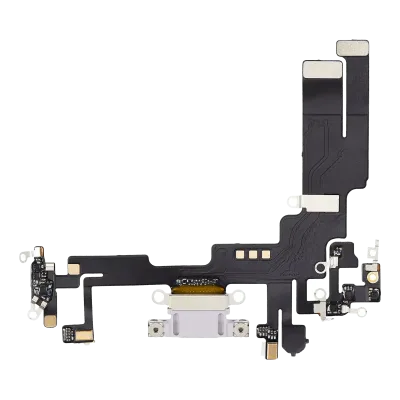 Charging Port Flex Cable For iPhone 14 (Aftermarket Plus) (Purple)
