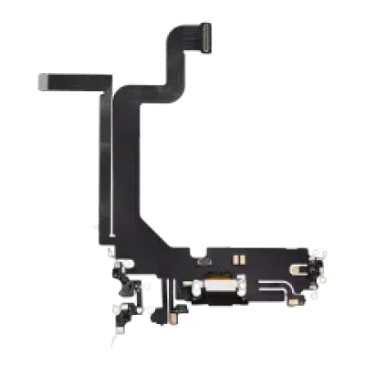 Шлейф зарядки для iPhone 14 Pro Max (Aftermarket Plus) (Space Black)