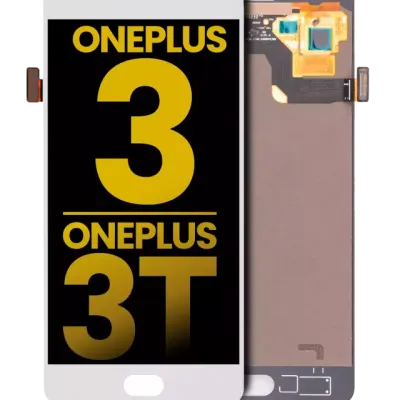 LCD Assembly Without Frame For OnePlus 3 / OnePlus 3T (Refurbished) (White)