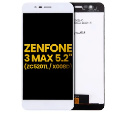 Дисплейний модуль без рамки для Asus ZenFone 3 Max 5.2" (ZC520TL / 2016) (білий)