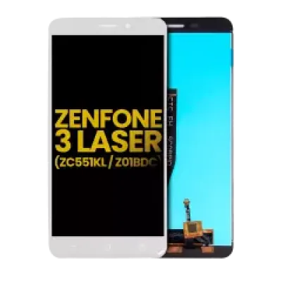 Дисплейний модуль без рамки для Asus ZenFone 3 Laser (ZC551KL / 2016) (Refurbished) (білий)