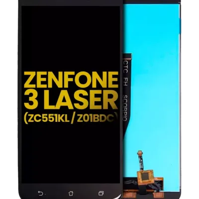 Дисплейний модуль для Asus ZenFone 3 Laser (ZC551KL / 2016) без рамки (Refurbished) чорний