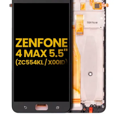 Дисплейний модуль для Asus ZenFone 4 Max Pro / ZenFone 4 Max Plus (ZC554KL / 2017) з рамкою (Refurbished) чорний