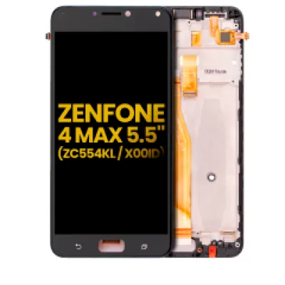 Дисплейний модуль для Asus ZenFone 4 Max Pro / ZenFone 4 Max Plus (ZC554KL / 2017) з рамкою (Refurbished) чорний