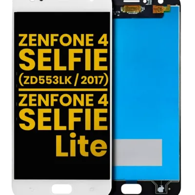 Дисплейний модуль для Asus ZenFone 4 Selfie (ZD553KL / 2017) / ZenFone 4 Selfie Lite (ZB553KL / 2017) без рамки (Refurbished) білий