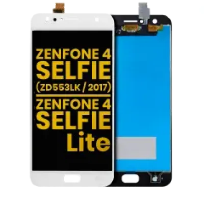 Дисплейний модуль для Asus ZenFone 4 Selfie (ZD553KL / 2017) / ZenFone 4 Selfie Lite (ZB553KL / 2017) без рамки (Refurbished) білий