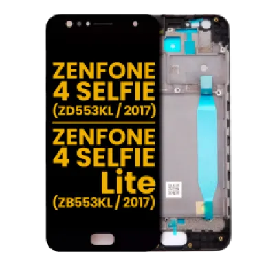 Дисплейний модуль для Asus ZenFone 4 Selfie (ZD553KL / 2017) / ZenFone 4 Selfie Lite (ZB553KL / 2017) з рамкою (Refurbished) (чорний)