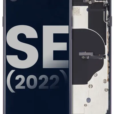 Заднє скло для iPhone SE (2022) (Used OEM Pull: Grade C) (Midnight)