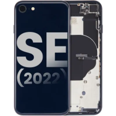 Заднє скло для iPhone SE (2022) (Used OEM Pull: Grade C) (Midnight)