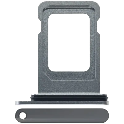 Single Sim Card Tray For iPhone 11 Pro / 11 Pro Max (Service Pack) (Silver)