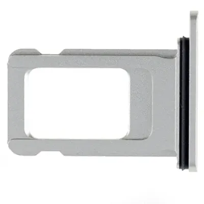Single Sim Card Tray For iPhone 11 (Service Pack) (White)