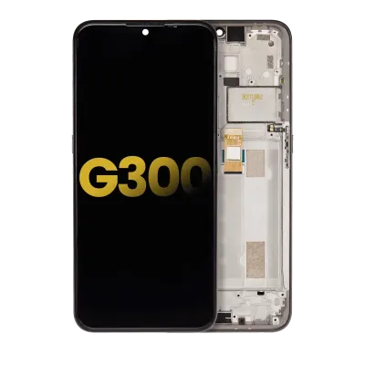 Дисплейний модуль для Nokia G300 з рамкою (Refurbished) (Meteor Grey)