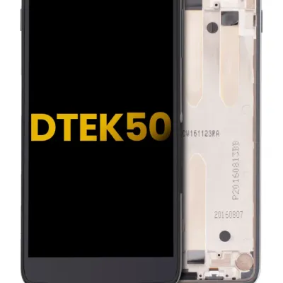 Дисплейний модуль для BlackBerry DTEK50 з рамкою (Refurbished) (чорний)