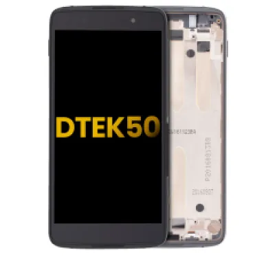 Дисплейний модуль для BlackBerry DTEK50 з рамкою (Refurbished) (чорний)